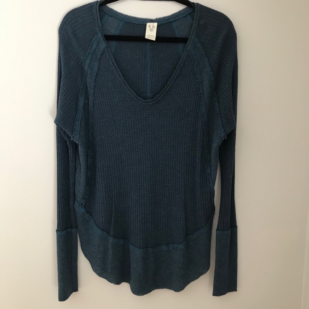 EUC. Free People Catalina V-neck thermal. Small.
